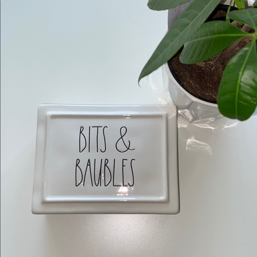 Rae Dunn Bits & Baubles Ceramic Jewelry Keeper
